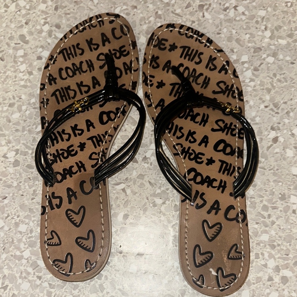Coach Women's Black Sandals